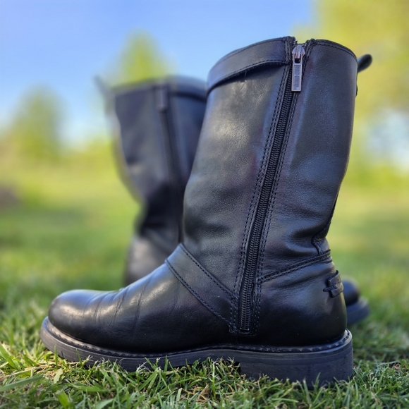 Harley-Davidson Black Combat Boots - Picture 10 of 12